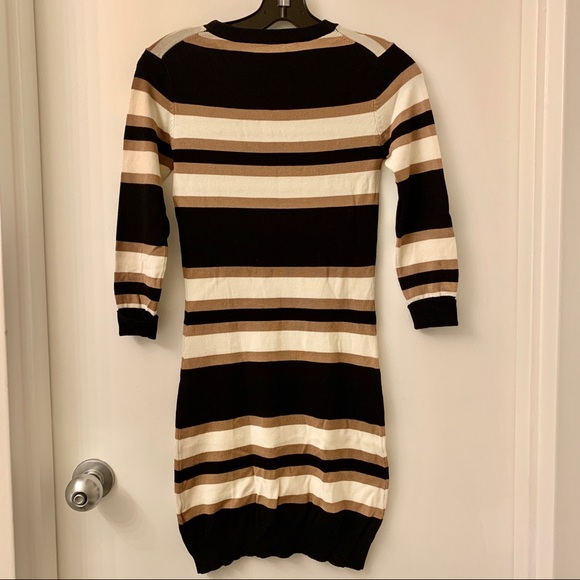 French Connection Real Jag Stripe Sweater Dress - Picture 3 of 5